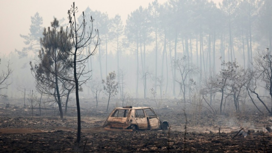 Residents living on the edge of the forest were told to evacuate in haste