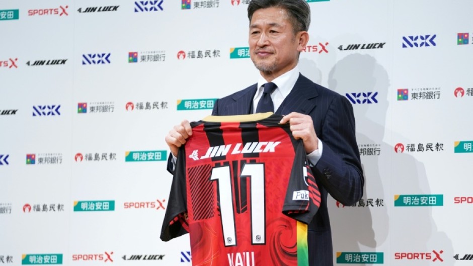 Kazuyoshi 'King Kazu' Miura signed for Fukushima United in January for his 41st professional season