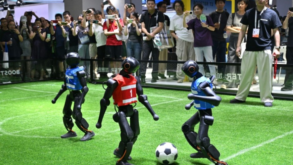 Humanoid robots, such as those produced by China's Booster Robotics, were banned from being imported to the United States after a White House task force concluded they posed security risks