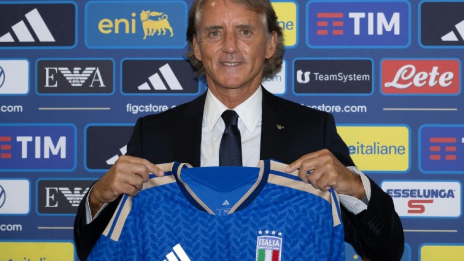 Newly appointed Italy head coach Roberto Mancini