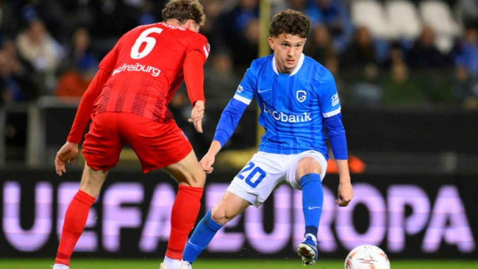 Borussia Dortmund have signed Greece midfielder Konstantinos Karetsas (R) from Genk