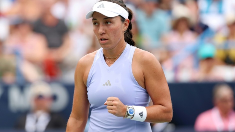 World number three Jessica Pegula of the United States won the first set of the WTA Washington Open final over Alexandra Eala of the Philippines but severe thunderstorms postponed completion of the final