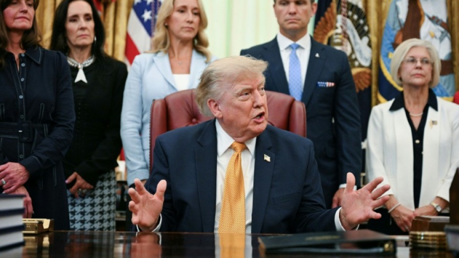 US President Donald Trump said talks with Iran are going on 'right now'
