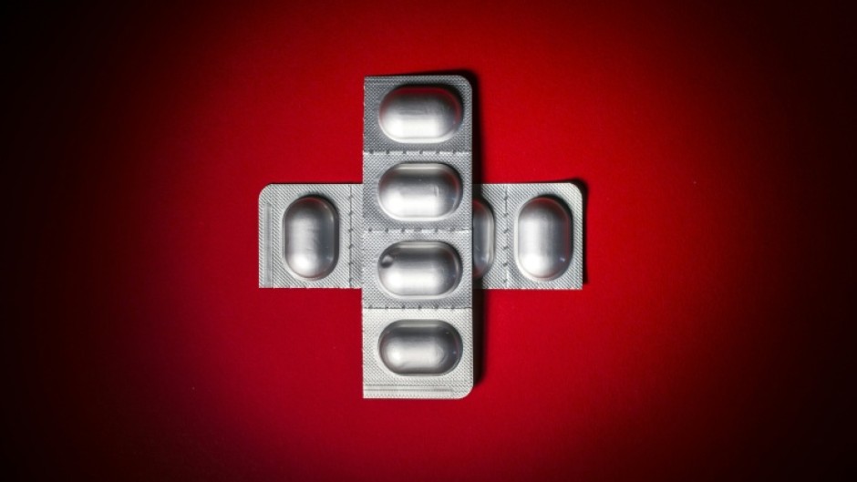 Blister packs of medications by Sandoz, arranged as a Swiss cross. The Basel-based pharma group has reached two settlements in the United States