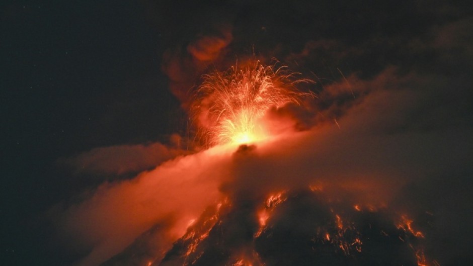 Fuego erupted on Monday morning and by nightfall it intensified, with lava flows and huge plumes of gas and ash spewed into the air