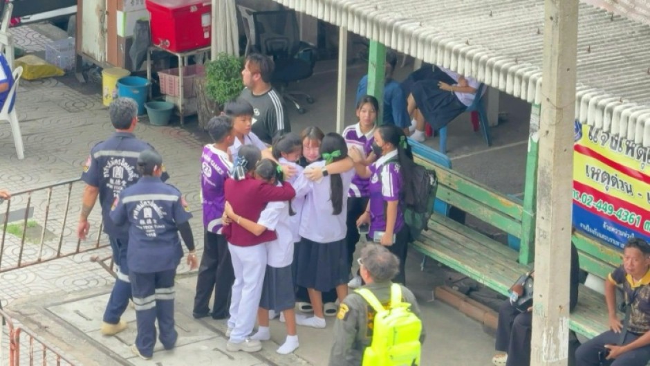 Thailand: Ambulances, police on scene after deadly school shooting
