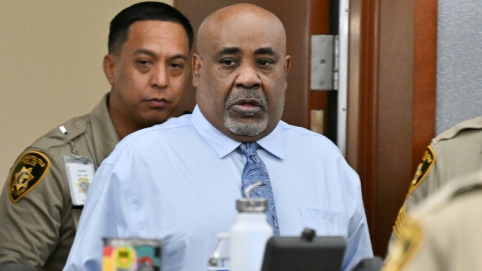 Duane 'Keffe D' Davis arrives at court in Las Vegas for the first day of jury selection in his murder trial related to the 1996 killing of rapper Tupac Shakur