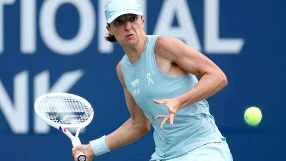 Iga Swiatek of Poland advanced to the WTA Toronto Masters semi-finals by defeating Russian Diana Shnaider