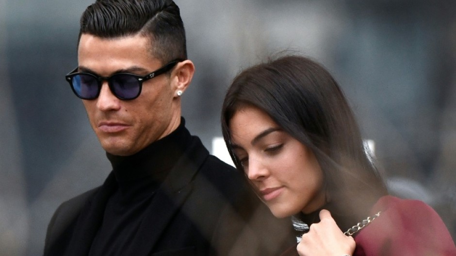 Cristiano Ronaldo and Georgina Rodriguez in Madrid on January 22, 2019