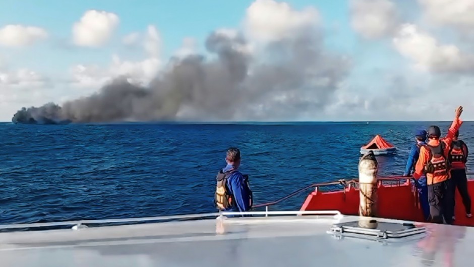 The passenger ferry had been sailing from Bali to the nextdoor island of Lombok when it caught fire in the early morning hours