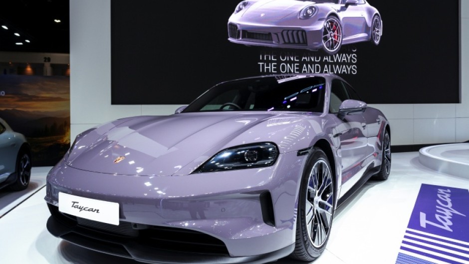 Sales of Porsche's electric Taycan have been sliding in recent years