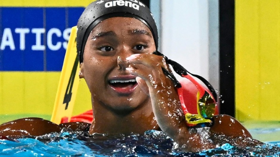 Italy's Sara Curtis set a second world record in two days in the 50m backstroke