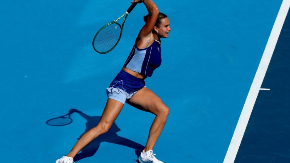 Top-ranked Aryna Sabalenka is through to the third round of the ATP-WTA Cincinnati Masters
