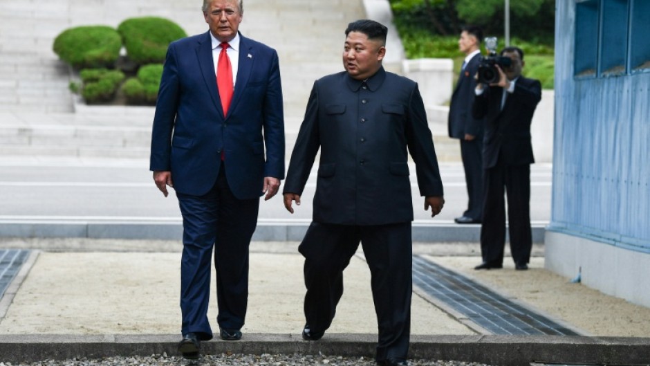 But Trump's sudden focus on Kim and his scaling back of joint US-South Korean military drills have sparked speculation that he is seeking a foreign policy win as his Iran war stalls