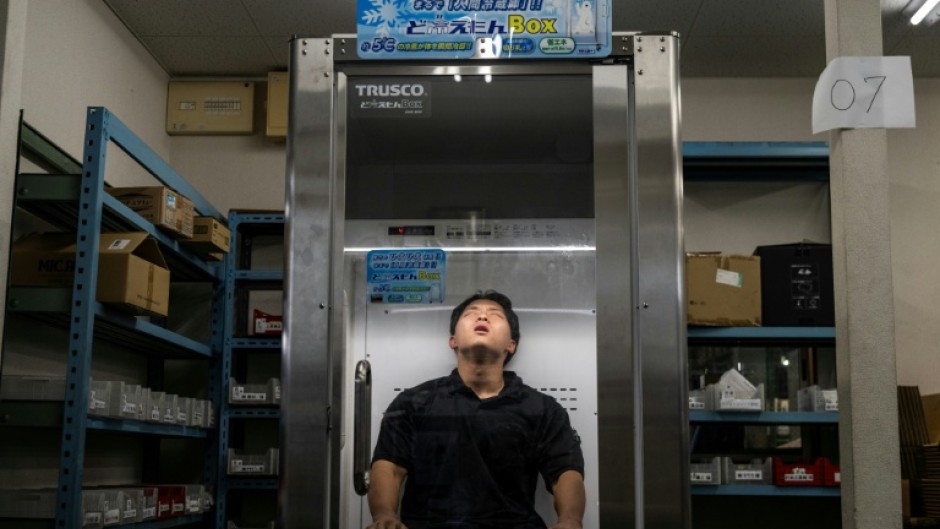 A phonebooth-sized refrigerator for humans launched this year but has proved popular in Japan