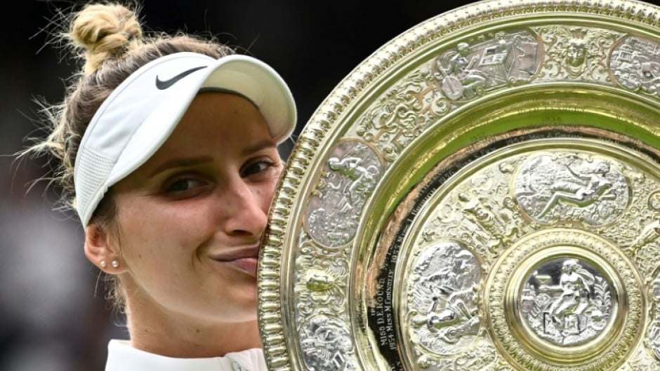 Czech Republic's Marketa Vondrousova won her maiden Grand Slam title at Wimbledon in 2023