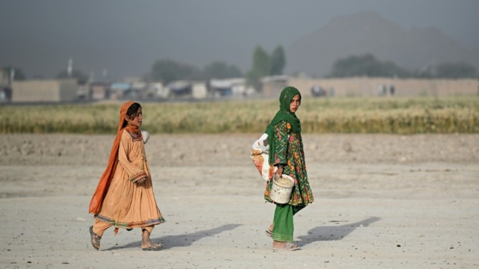 One million Afghan children are at risk from 'life threatening' malnutrition, says the UN