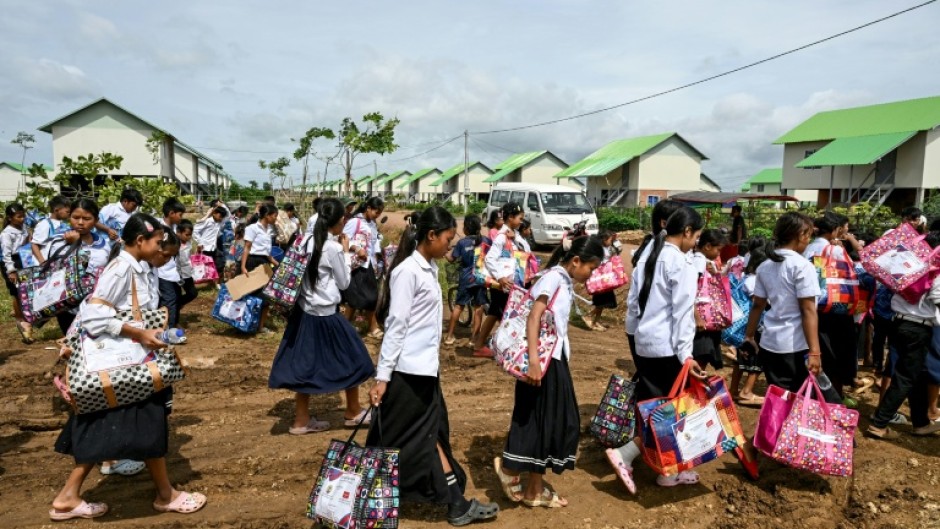 More than 20,000 Cambodians displaced by deadly border clashes cannot return home because Thai soldiers control where they used to live