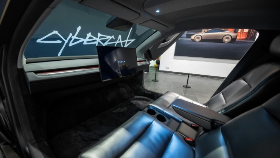 The Cybercab is fully autonomous and has no steering wheel or pedals