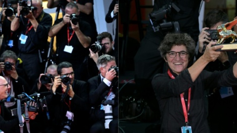 George Clooney's photograph of AFP photographer Tiziana Fabi, which she said was good enough that AFP should consider hiring him