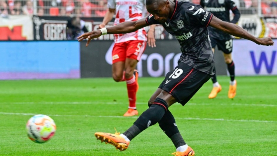 Moussa Diaby during his first Bayer Leverkusen stint.