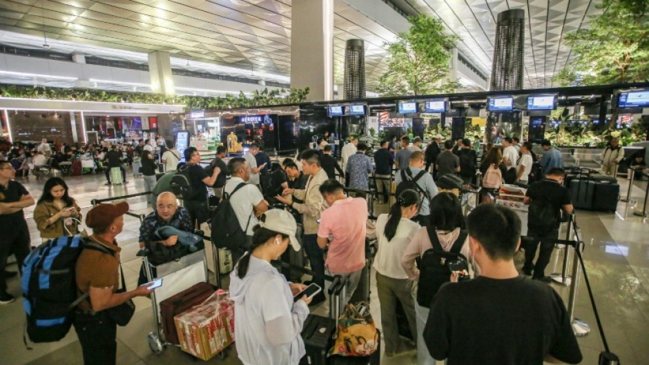 More than 240 domestic and international flights had been cancelled or delayed due to volcanic ash on Monday morning alone, Jakarta's Soekarno-Hatta International Airport said, adding that nearly 30,000 passengers were affected