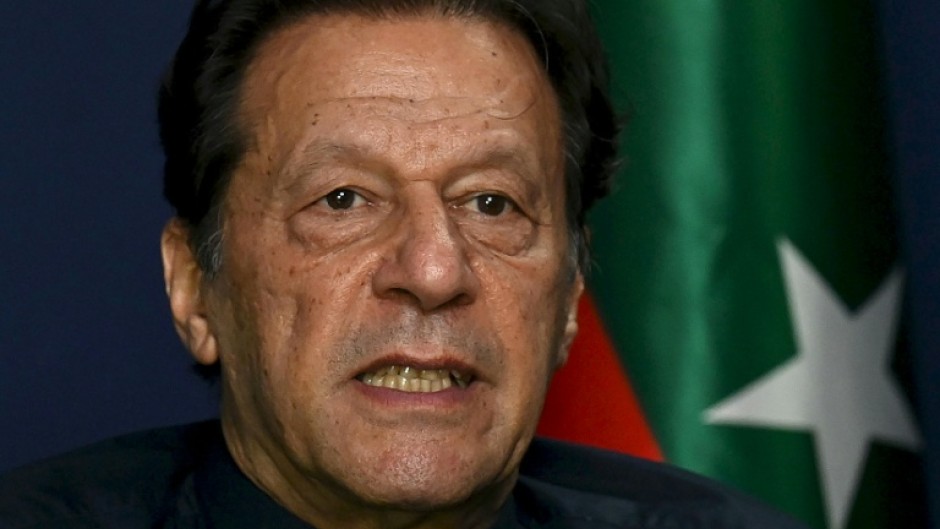 Former Pakistan cricket captain and prime minister Imran Khan