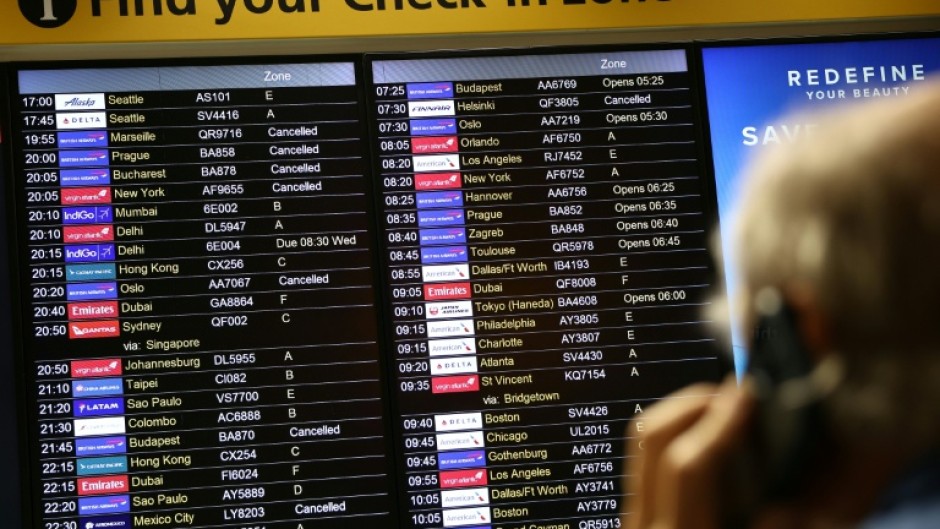 A technical glitch forced 1,300 flights to be axed on Tuesday across British airports