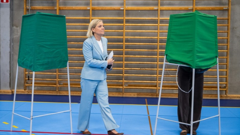 Left-wing opposition leader Magdalena Andersson is hoping to avoid a government backed by the far right