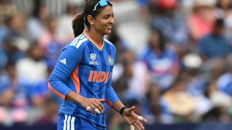 India's captain Harmanpreet Kaur; India hammered Sri Lanka by 72 runs in the T20 final in Dubai