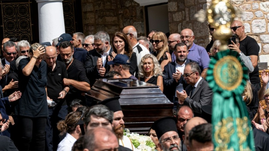 Mazonakis was one of Greece's best-known pop stars and his funeral was held on Monday