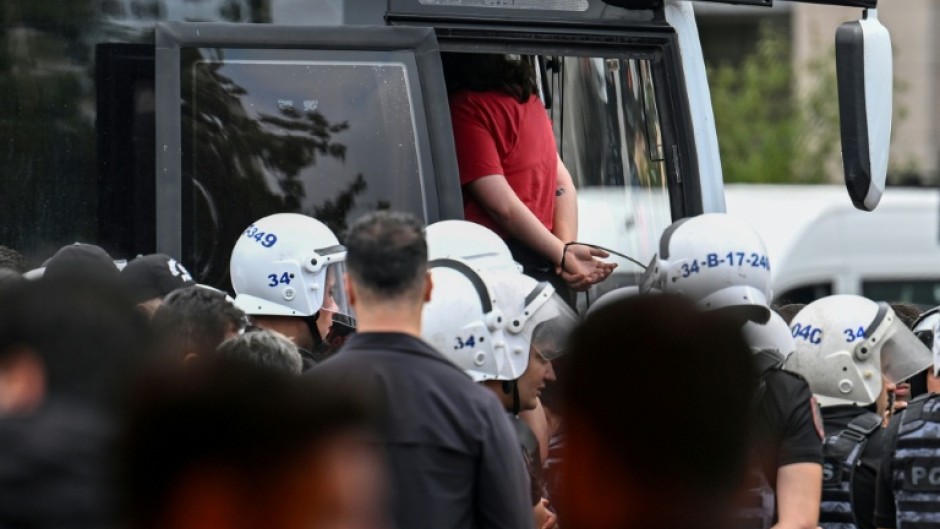 Dozens of people were arrested in the protests, which began after LGBTQ activists were targeted last weekend