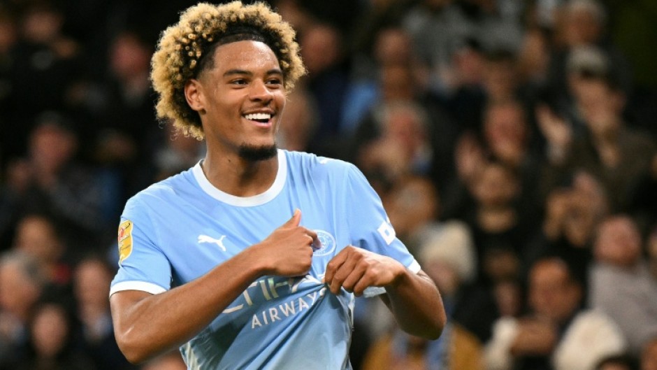 Floyd Samba scored twice on his Manchester City debut
