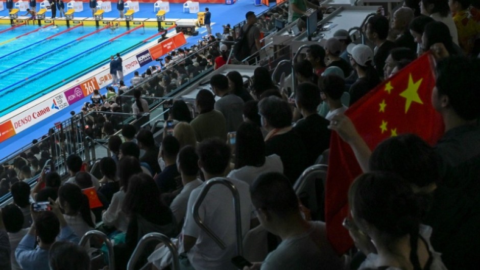China topped the medals table near the end of the third day at the Asian Games, well clear of hosts Japan