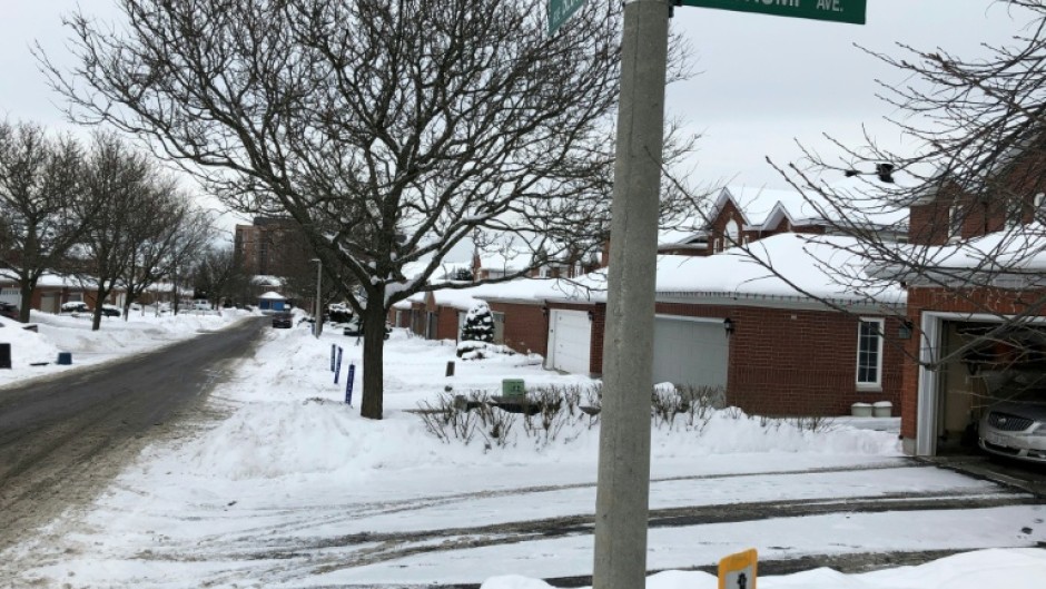 Ottawa is renaming 'Trump Avenue' in a suburb of the Canadian capital, pictured here in January 2021