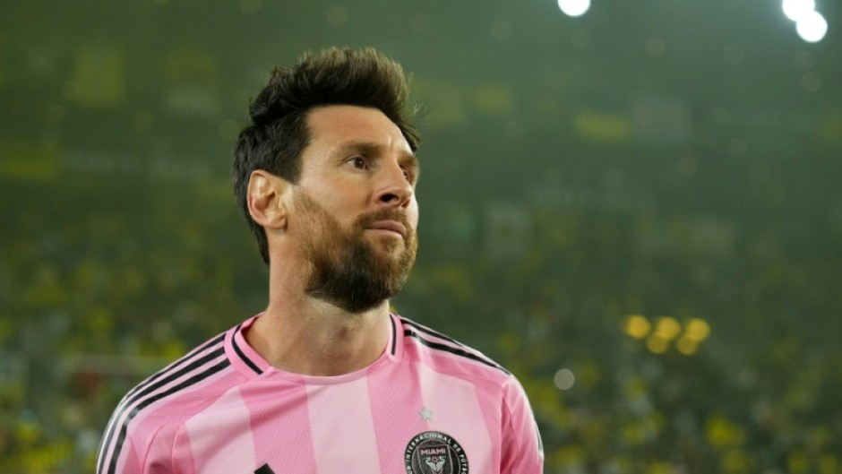 Lionel Messi leaves the field after Inter Miami's costly defeat to Columbus Crew in Major League Soccer