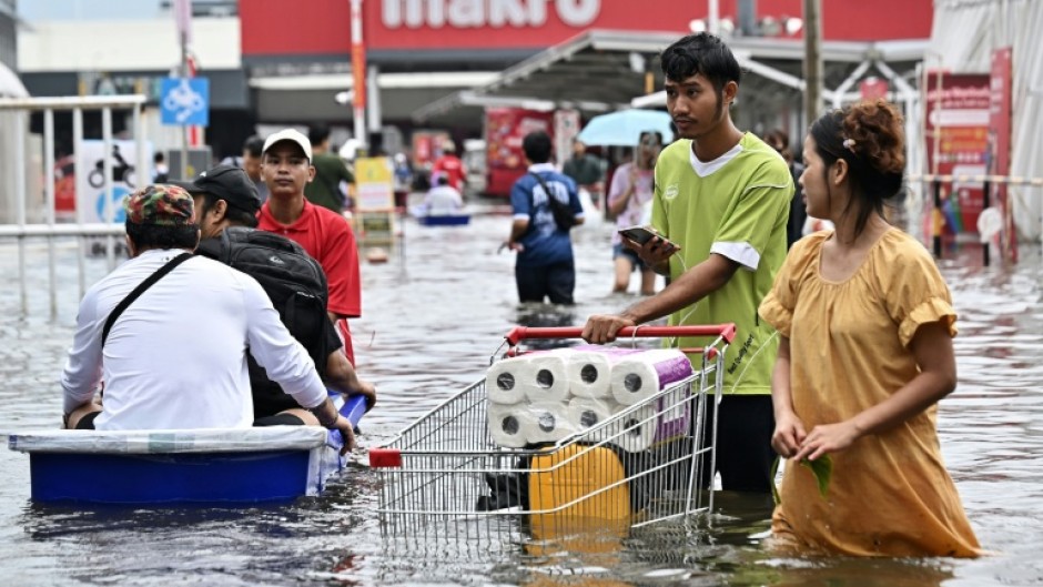 No flood-related deaths have been reported in Bangkok, where officials have declared a city-wide disaster