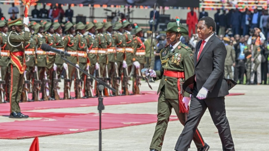 President Hakainde Hichilema was sworn in for a second five-year term September 1