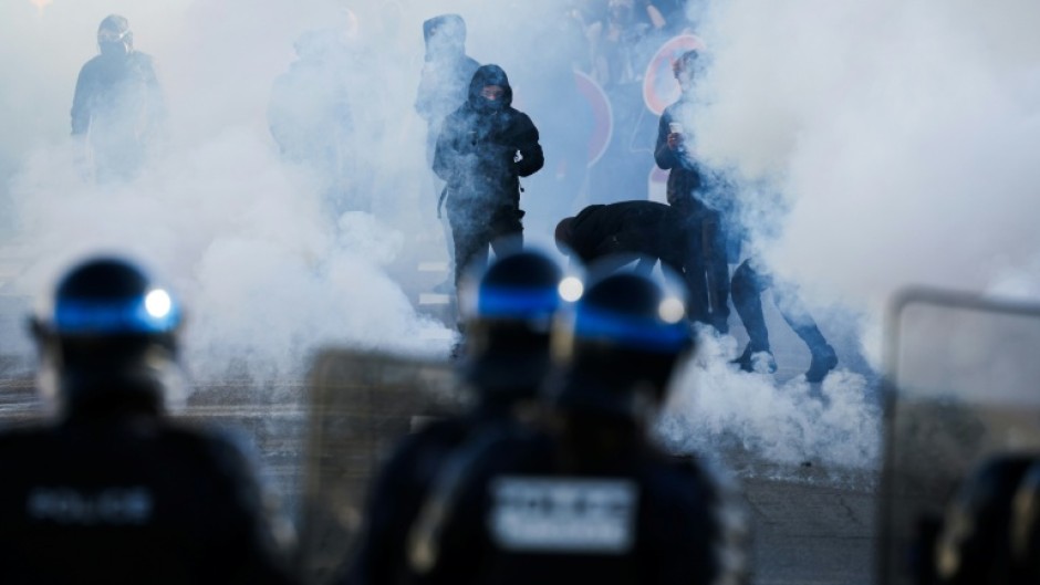 Students have accused police of using excessive force