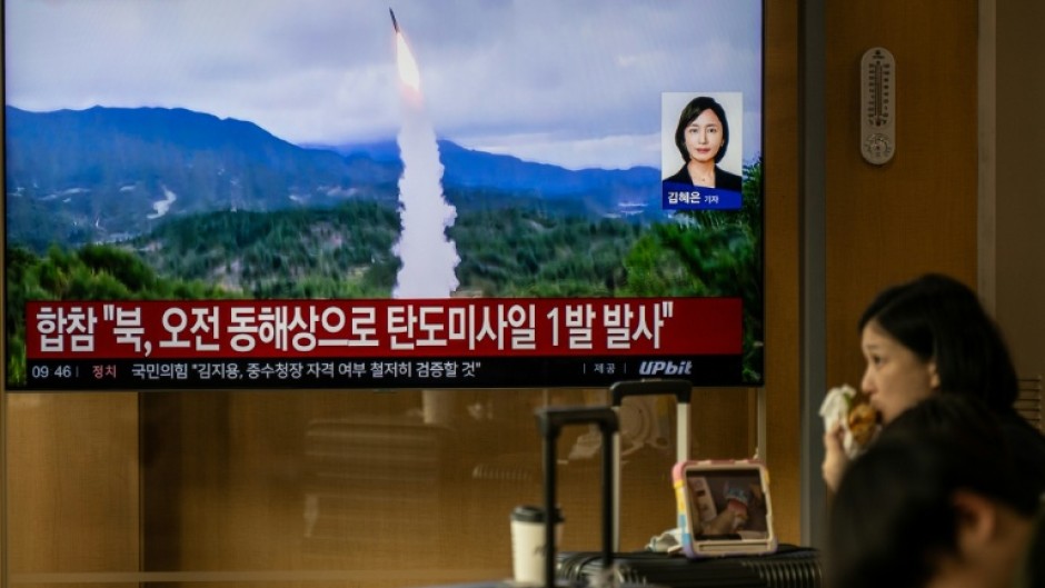 North Korea fired at least one ballistic missile, Seoul's military said days after it demanded an apology from the North for an explosion in the DMZ that wounded three South Korean soldiers