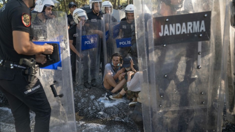 Local activists trying to stop deforestation projects have for years clashed with police in areas like Ikizkoy village in southwestern Turkey