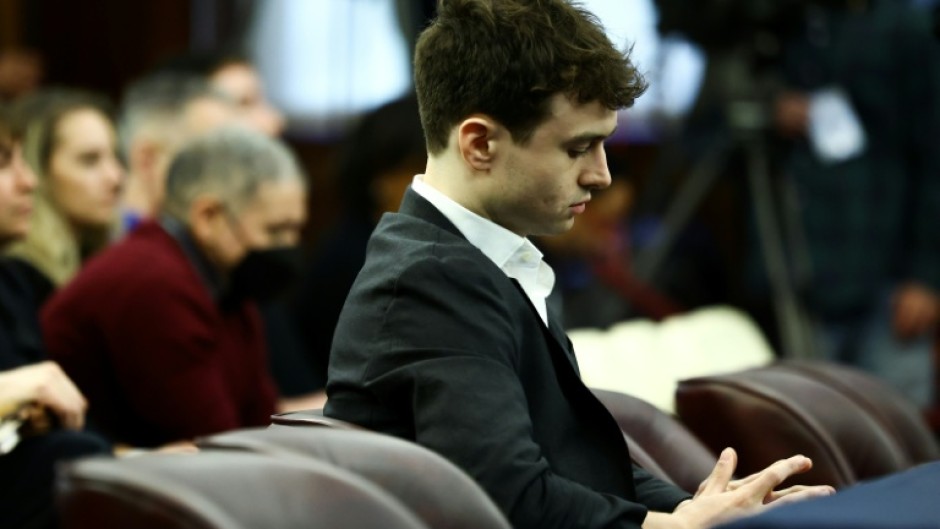 AI researcher Jacob Coxon testifies at a city council hearing in New York on October 5, 2026