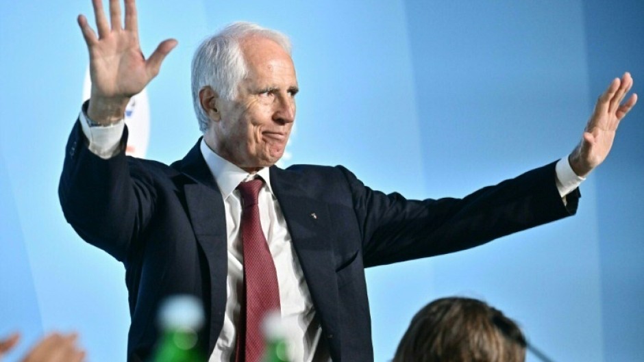 Giovanni Malago after his election as Italian FA president in June 2026