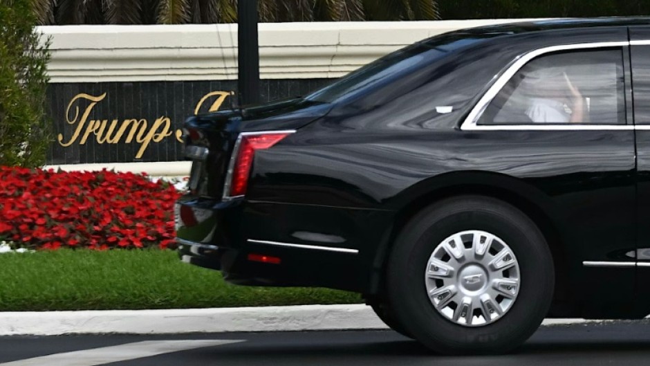 US President Donald Trump frequently golfs at weekends at his Palm Beach club