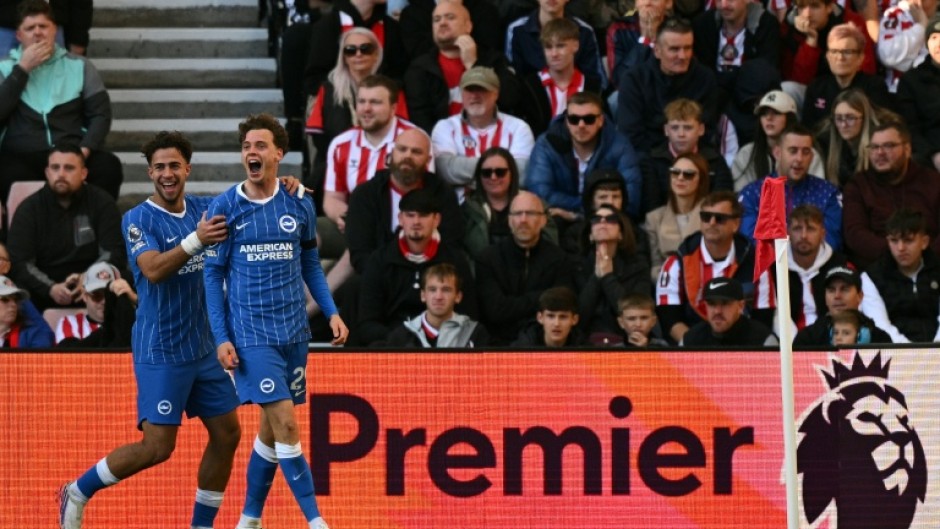 Brighton sit third in the Premier League