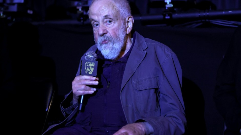 Director Mike Leigh takes part in a Q&A following a 'Tender Loving Care' BAFTA Screening at AMC Lincoln Square Theater in September 2026 in New York City