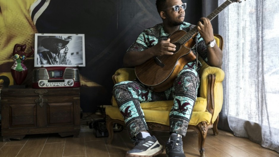 Guitarist 'Bolero' Lagratte composed the song 'Wida' in the new album 'Made in Senegal'