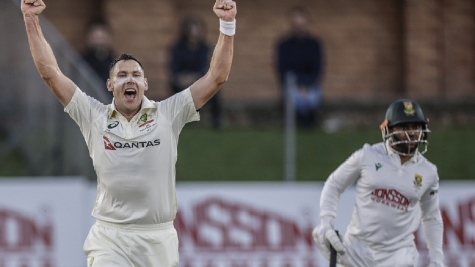 Australia's Scott Boland has four wickets so far in the second Test against South Africa