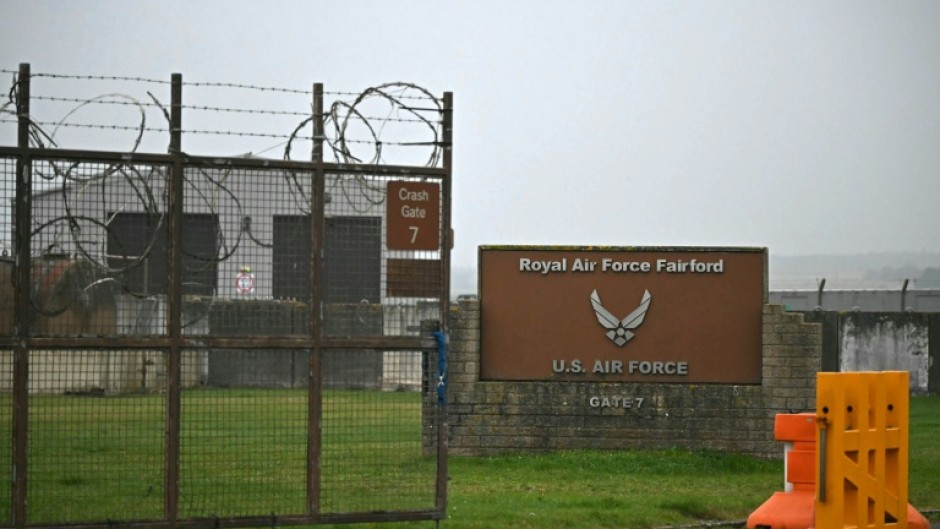 The incident at Fairford airbase prompted a major security scare