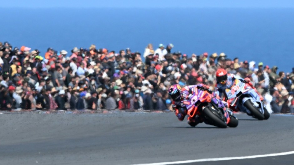 Jorge Martin (L) and Marc Marquez (R) are preparing to race for the last time at Phillip Island